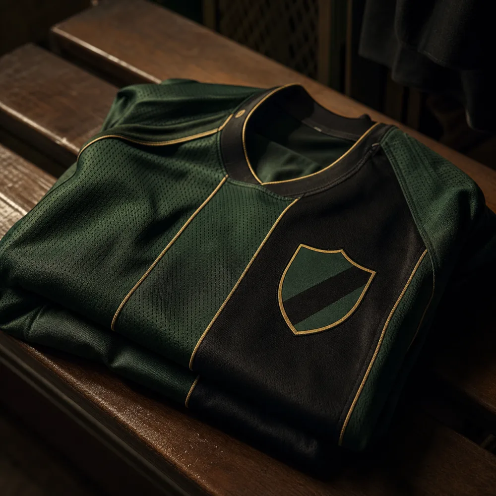 Dettaglio della maglia e dello stemma del club